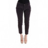 Pantaloni casual corti in cotone marrone - IT46-XL
