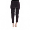 Pantaloni casual corti in cotone marrone - IT46-XL