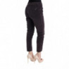 Pantaloni casual corti in cotone marrone - IT46-XL