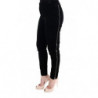 Pantaloni cropped in velluto misto viscosa nera - IT40-S