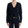 Maglione blusa in lana blu - IT44-L