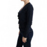 Maglione blusa in lana blu - IT44-L