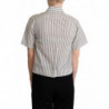 Camicia con colletto a righe bianche e nere - IT40-S
