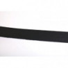 Cintura in pelle di lino nero Cayman - 100 CM / 40 INCHES