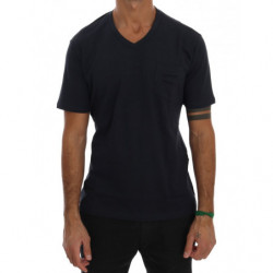 T-shirt scollo a V in...