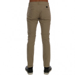 Chino slim fit in cotone elasticizzato beige - W30