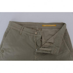 Chino slim fit in cotone elasticizzato beige - W30