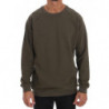Maglione girocollo in cotone verde - XL
