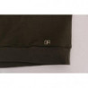 Maglione girocollo in cotone verde - XL