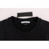 Maglione girocollo in cotone blu - L