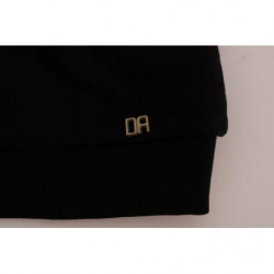 Maglione pullover in cotone girocollo nero - L