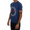 T-shirt Maison in cotone blu - S