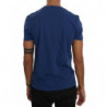 T-shirt Maison in cotone blu - S