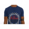 T-shirt Maison in cotone blu - S