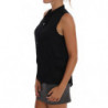 Top blusa in viscosa nera senza maniche - IT42-M