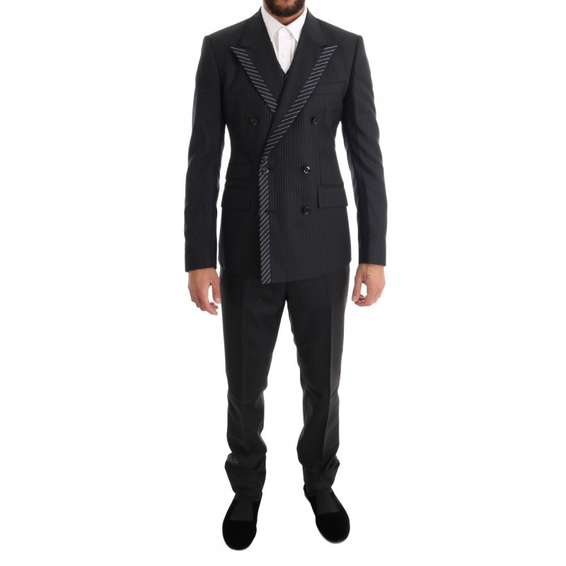 Abito 3 pezzi grigio doppiopetto - IT46 - S
