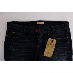 Jeans in denim vestibilità regolare in cotone blu - W28