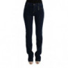 Jeans svasati bootcut in cotone blu - W29