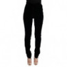 Pantaloni slim fit in velluto nero - IT42-M