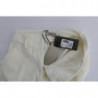 Pantaloni casual vestibilità regolare in cotone bianco - IT44-L