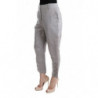 Pantaloni casual corti in seta grigia - IT40-S