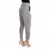 Pantaloni casual corti in seta grigia - IT40-S