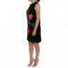 Abito a trapezio in cristalli San Valentino nero - IT36 - XS
