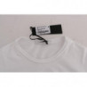 T-shirt girocollo in cotone bianco - XXL