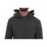 Maglione di cotone con cappuccio pullover verde - L