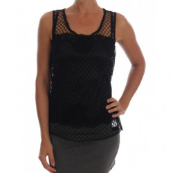Top in pizzo floreale in...