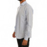 Camicia elegante slim fit in cotone azzurro - 39