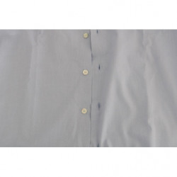 Camicia elegante slim fit in cotone azzurro - 39