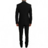 Abito slim fit per sassofono in lana nera e seta - IT46 - S
