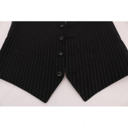 Gilet a righe in cotone nero STAFF - IT50 - L
