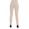 Pantaloni skinny in velluto a coste jeans slim beige - IT46-XL
