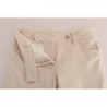 Pantaloni skinny in velluto a coste jeans slim beige - IT46-XL