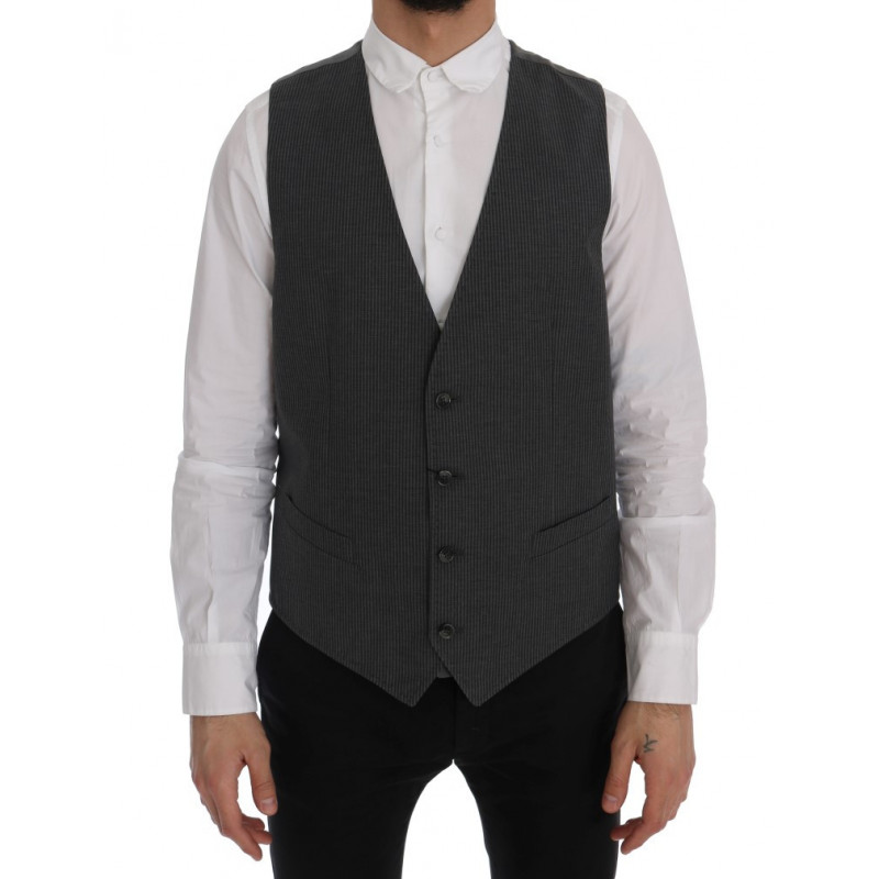Gilet STAFF in cotone rayon grigio - IT50 - L