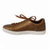 Scarpe da ginnastica casual da uomo in pelle dorata - EU39/US6