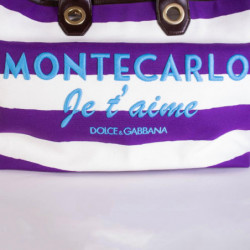 Borsa da spiaggia Montecarlo a righe - nan