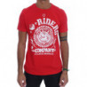 T-shirt girocollo RIDERS in cotone rosso - S