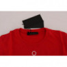 T-shirt girocollo RIDERS in cotone rosso - S