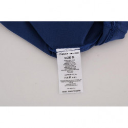T-shirt girocollo RIDERS in cotone blu - M