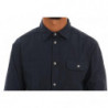 Camicia a maniche lunghe in cotone casual blu - IT50 - L