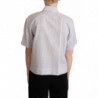 Camicia camicetta con colletto a pois bianchi - IT42-M
