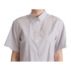 Camicia camicetta con colletto a pois bianchi - IT42-M