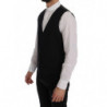 Gilet a righe in cotone nero STAFF - IT52 - XL