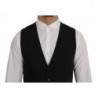 Gilet a righe in cotone nero STAFF - IT52 - XL
