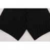 Gilet a righe in cotone nero STAFF - IT52 - XL