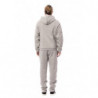 Felpa con cappuccio in cotone grigio - 3XL
