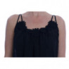 Abito chemise in pizzo di seta nero - IT1 - XS